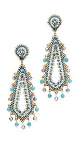 Miguel Ases Beaded Statement Earring