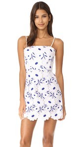 Milly Petal Eyelet Lace Mini Dress