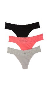 Natori Bliss Perfection Thong 3 Pack