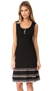 Nanette Lepore Santa Maria Lace Up Dress