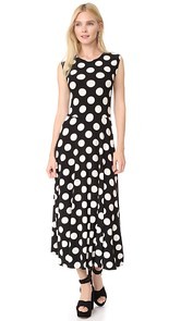 Norma Kamali Sleeveless Flare Dress