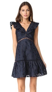 Rebecca Taylor Sleeveless Aly Fil Coupe Dress