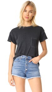 Rag & Bone/JEAN Vintage Crew with Pocket