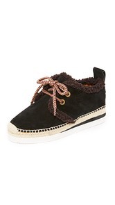 See by Chloe Glyn Shearling Sneakers