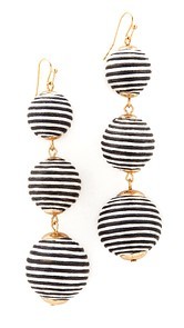 Shashi Marie Striped Earrings