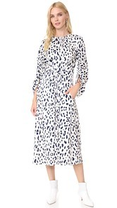 Tibi Sculpted Sleeve Dress