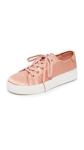 Tretorn Blaire Satin Platform Sneakers