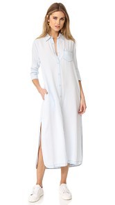 DL1961 Fire Island Maxi Shirt Dress