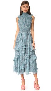 Rebecca Taylor Minnie Floral Maxi Dress