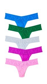 Hanky Panky Signature Lace Low Rise Thong 5-Pack