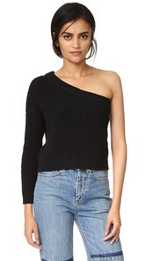 MLM LABEL Asymetrical Knit Top