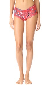 Hanky Panky Fiery Floral Boy Shorts