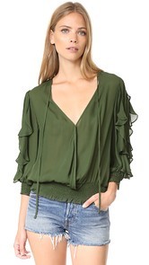 Parker Larah Combo Blouse