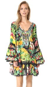 Camilla Call Me Carmen Frill Dress