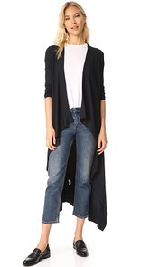 Enza Costa Ribbed Duster Cardigan