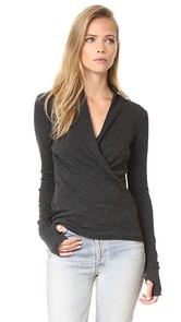 Enza Costa Ballet Wrap Top