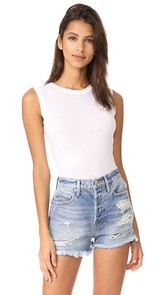 Enza Costa Fitted Muscle Tee