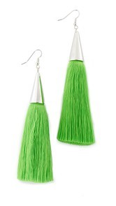 Eddie Borgo Silk Tassel Earrings