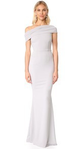 Katie May Layla Asymmetrical Off the Shoulder Dress