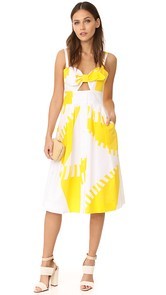 Milly Spinnaker Print Jordan Tie Dress
