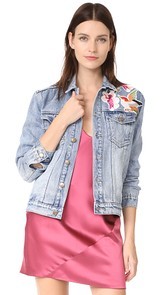 MINKPINK Blossom Patch Jacket