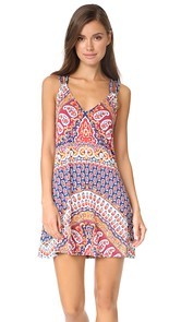 Nanette Lepore Super Fly Paisley Cover Short Dress