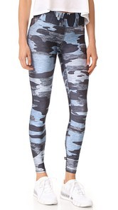 Terez Blueish Heathered Camo Tall Band Pants