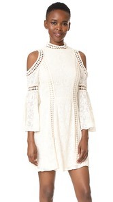 alice + olivia Enya Cold Shoulder Dress