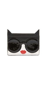 alice + olivia Stace Face Cat Card Case