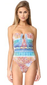 Nanette Lepore Tanzania Tile Seductress One Piece