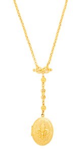 Ben-Amun Gold Locket Necklace
