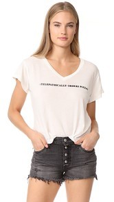 Wildfox Telepath Romeo V Neck Tee