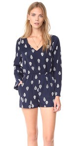 cupcakes and cashmere Harley Pieces Of Paisley Romper