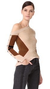 Yigal Azrouel One Shoulder Sweater