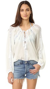 Anna Kosturova Giza Boho Blouse