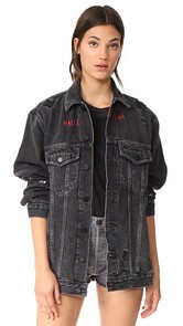 Denim x Alexander Wang Daze No After Party Jacket