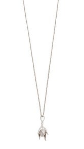 Eddie Borgo Pave Bud Pendant