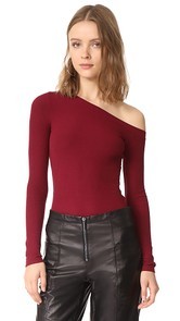 GETTING BACK TO SQUARE ONE One Shoulder Pullover