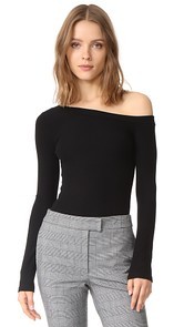 GETTING BACK TO SQUARE ONE One Shoulder Pullover