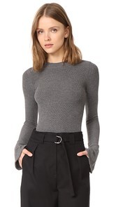 GETTING BACK TO SQUARE ONE Flare Cuff Top