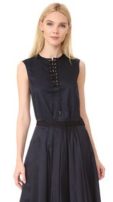 Jason Wu Lace Up Shirt