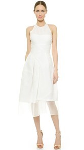 J. Mendel Fanny Halter Neck Dress