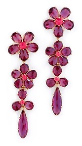 Kate Spade New York In Full Bloom Linear Earrings