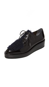 Loeffler Randall Frances Platform Shearling Oxfords