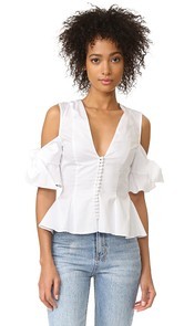 Nicholas N/Nicholas Bow Sleeve Top