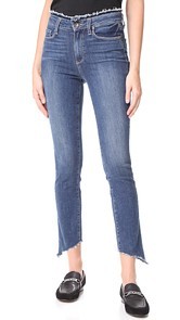 PAIGE Frayed Hoxton Ankle Peg Jeans