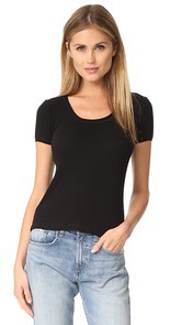 Rag &amp; Bone/JEAN Lara Ribbed Baby Tee