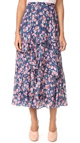 Rebecca Taylor Tea Rose Ruffle Skirt