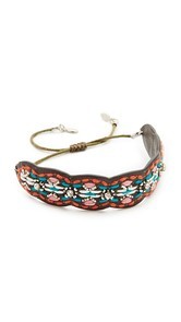 Rebecca Minkoff Stitched Guitar Strap Bracelet