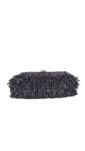 Santi Bead Fringe Clutch